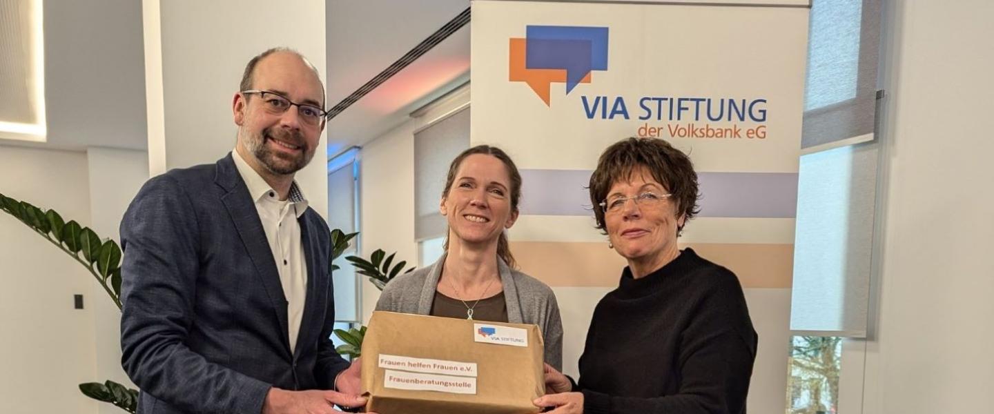 VIA – Stiftung unterstützt Frauenhaus in Warendorf